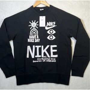 Nike HBR Futura Crew Pullover "Have yourself a Nike day"- NWT-Men Medium